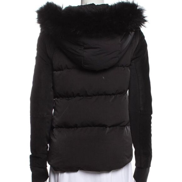 Maje Down Black Jacket size XS - Picture 4 of 7